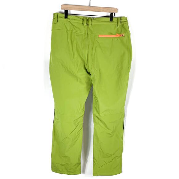 Magcomsen Fleece Pants Green Zip Fly Pockets Waterproof Snow Ski Sz 38 Men's - Picture 8 of 10